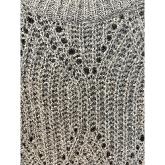 Women's Abercrombie & Fitch‎ Gray Knit Sweater SZ S Soft - Picture 6 of 7